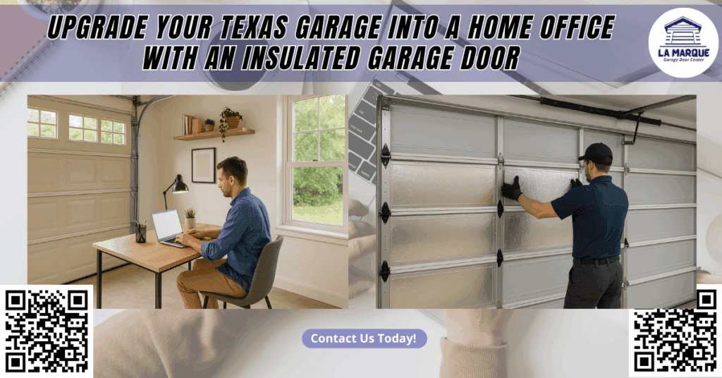 Upgrade Your Texas Garage into a Home Office with an Insulated Garage Door - La Marque Garage Door Center