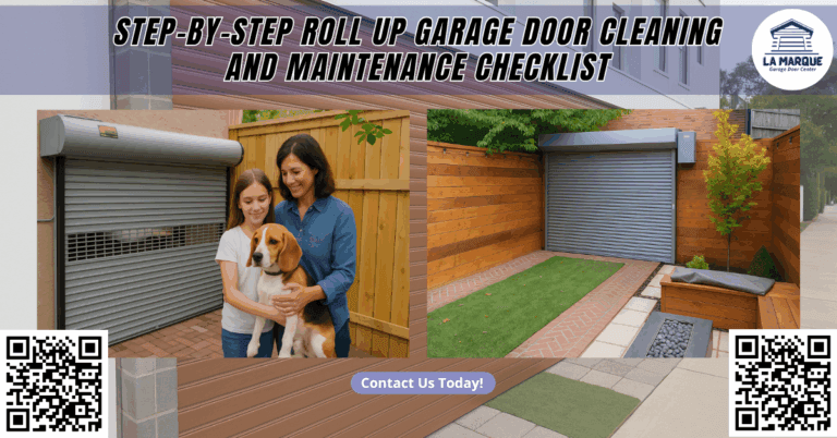 Step-by-Step Roll-Up Garage Door Cleaning and Maintenance Checklist - La Marque Garage Door Center