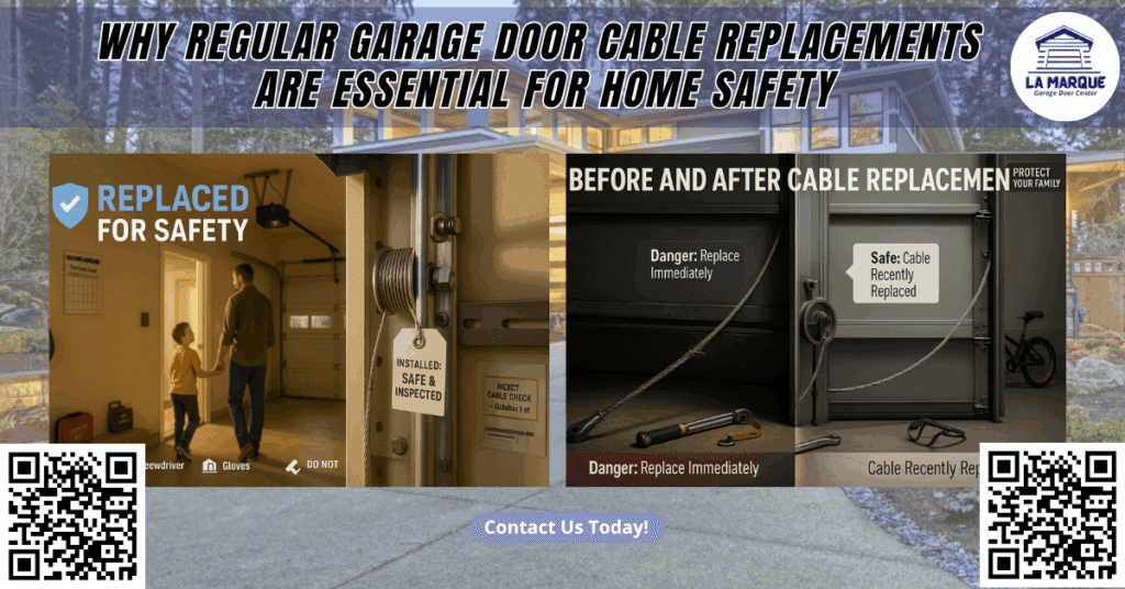 Why Regular Garage Door Cable Replacements Are Essential for Home Safety - La Marque Garage Door Center